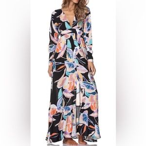 Maaji Blooming Sky long dress. Size Medium.
